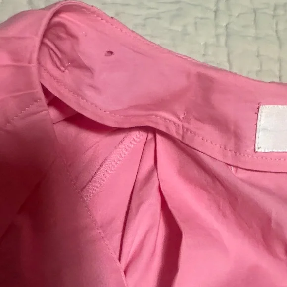 A.L.C. Camilla Pink Puff Sleeve Cotton Dress - Picture 7 of 8